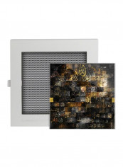 Clarus Edition Decorative Wall Art Black/Gold 50x50centimeter