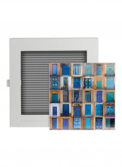 Clarus Edition Decorative Wall Art Blue/Beige/Green 50x50centimeter