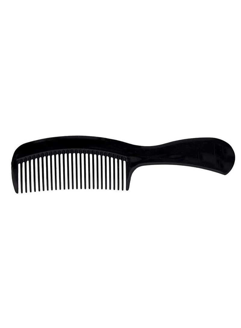 720-Piece Long Handle Dawn Mist Hair Comb Set Black 6.5inch