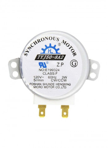 Replacement Synchronous Motor For Microwave TYJ50-8A2 Silver