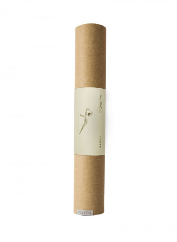 Sun Yoga Mat Wide - Sand 71x26x4.3 cm 4.3mm