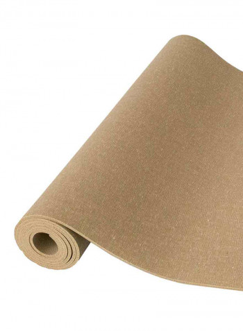 Sun Yoga Mat Wide - Sand 71x26x4.3 cm 4.3mm