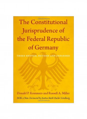 The Constitutional Jurisprudence Of The Federal Republic Of Germany Paperback 3