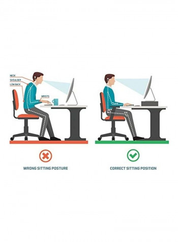 Dual Monitor Stand Riser Black