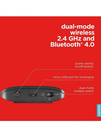 Bluetooth Yoga Mouse Black