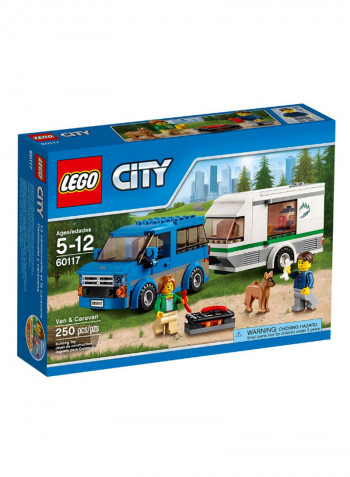 250-Piece City Van And Caravan Building Set 60117