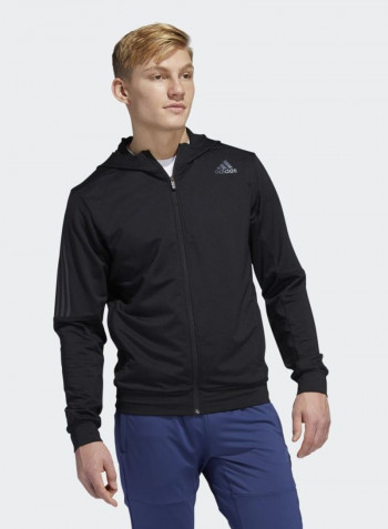Aero Hooded Jacket أسود