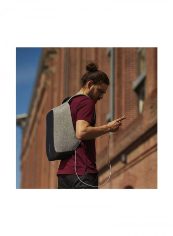 Bobby Original Anti-Theft Laptop Backpack Grey/Black