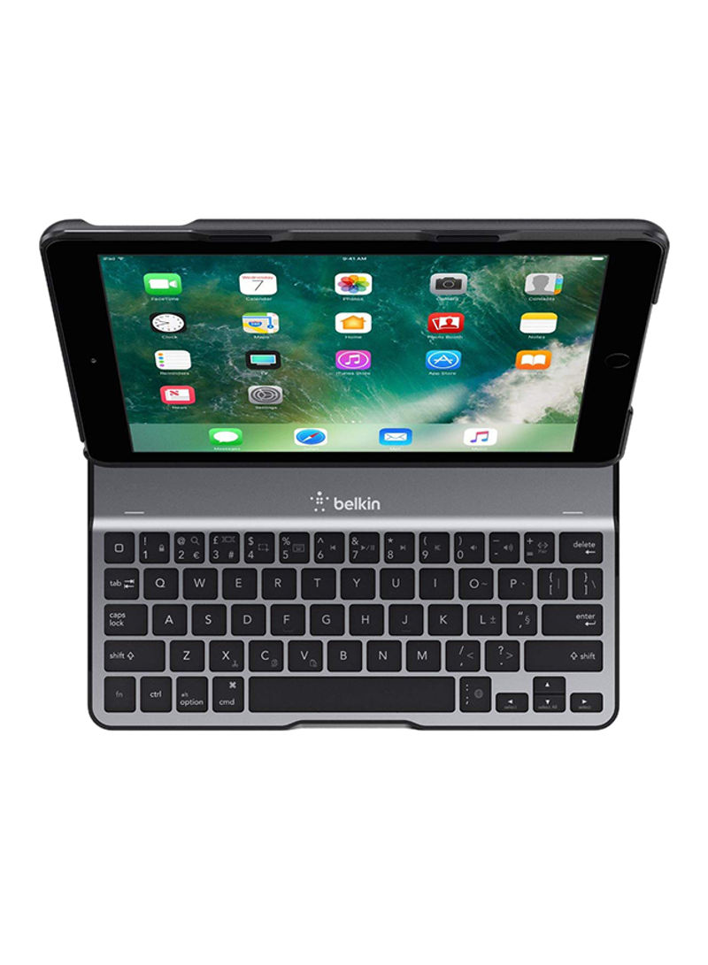 Qode Ultimate Lite Keyboard And Folio Case For Apple iPad Air 9.7-Inch Black