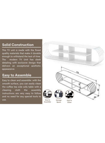 Case TV Unit White
