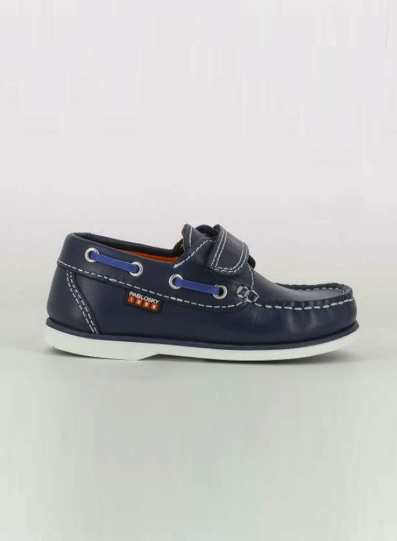 Flexible Slip-On Loafer Shoes Navy