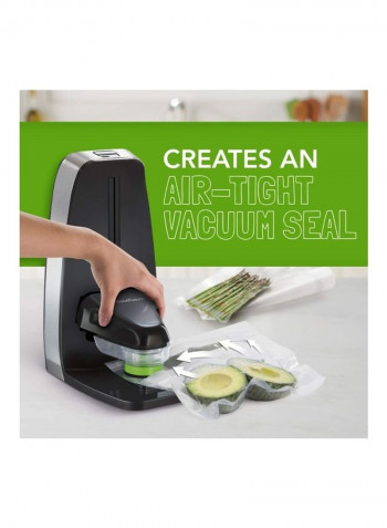 Fresh Food Vacuum Sealer Preservation System FFS010-X Black/Grey/Green 31.5x26.2x18.5cm
