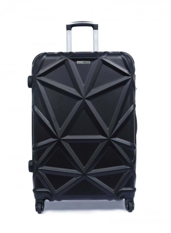 Matrix Hardside 3 Piece Luggage Trolley Set Black
