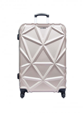 Matrix Hardside 3 Piece Luggage Trolley Set Champagne