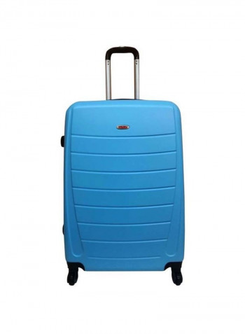 Mama Hardside 3 Piece Luggage Trolley Set Sky Blue/Silver