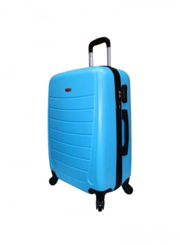 Mama Hardside 3 Piece Luggage Trolley Set Sky Blue/Silver