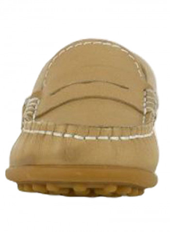 Slip-On Moccasin Loafer Shoes Brown