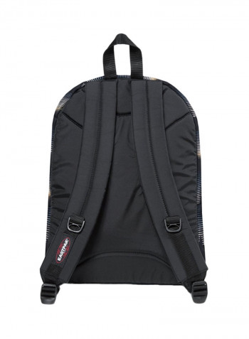 Zipper Closure Pinnacle Backpack Black/Grey