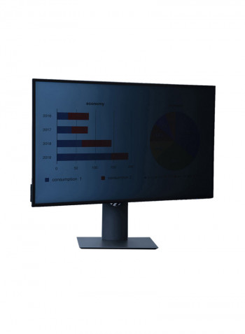 2-Way Plug In Privacy Screen For 54.6cm (21.5-Inch) Desktop Clear