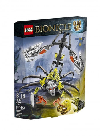 107-Piece Bionicle Skull Scorpio Building Kit