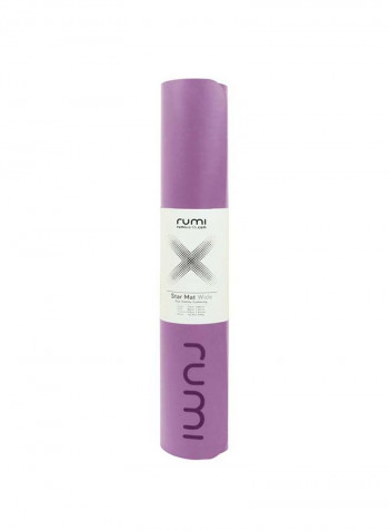 Anti-Skid Star Yoga Mat Plum 4mm