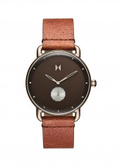 Men's Leather Analog Wrist Watch 28000066-D