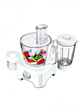 Multi-Pro Classic Food Processor FP730 Clear/White