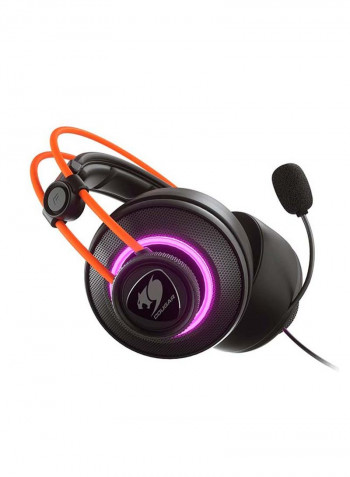 Immersa Pro Prix Gaming HeadsetFor PS4/PS5/XOne/XSeries/NSwitch/PC Black/Orange