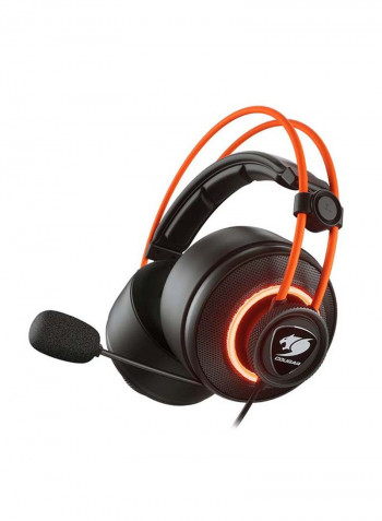 Immersa Pro Prix Gaming HeadsetFor PS4/PS5/XOne/XSeries/NSwitch/PC Black/Orange