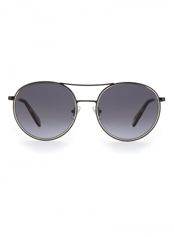 Women's Round Frame Sunglasses - Lens Size: 52 mm