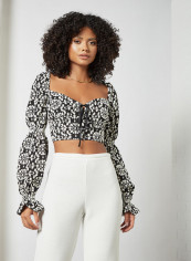 Broderie Crop Top Black reviews Broderie Crop Top Black