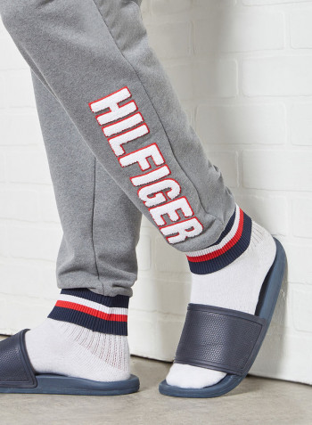 Signature Cuff Tapered Joggers Grey