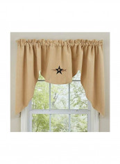 Cotton Star Vine Lined Swag Beige 72x36inch reviews Cotton Star Vine Lined Swag Beige 72x36inch
