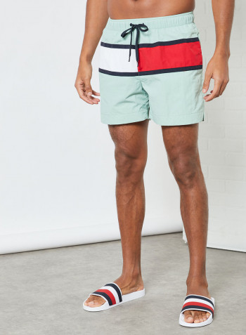 Medium Drawstring Shorts Mint