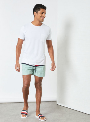 Medium Drawstring Shorts Mint
