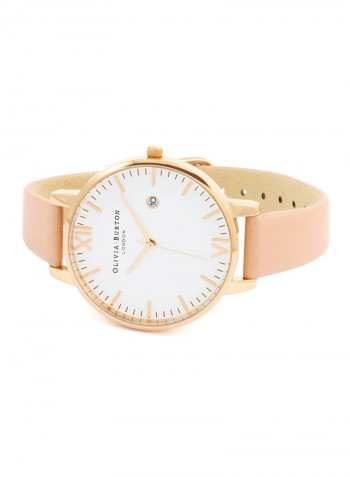 Women's Leather Analog Wrist Watch OB15TL02
