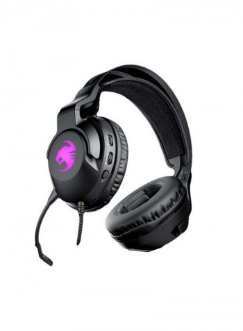 7.1 USB Surround Sound RGB Gaming Headset Black