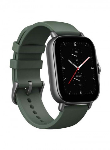 GTS 2e Smartwatch With 24 Hours Heart Rate And SPO2 Monitor Moss Green
