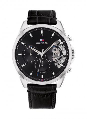 Men's Leather Analog Watch-1710449