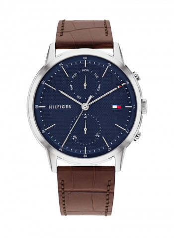 Men's Leather Analog Wrist Watch 1710436