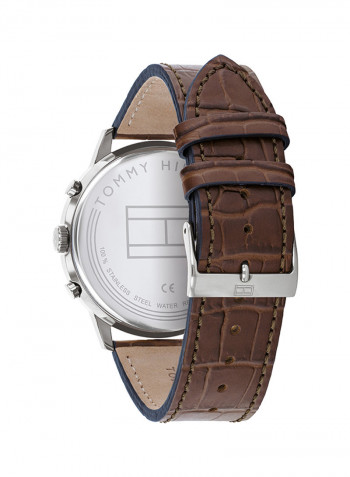 Men's Leather Analog Wrist Watch 1710436