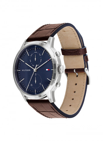 Men's Leather Analog Wrist Watch 1710436