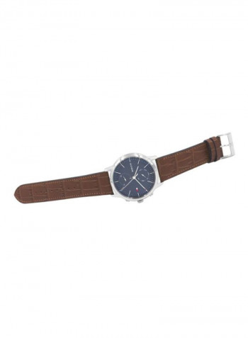 Men's Leather Analog Wrist Watch 1710436