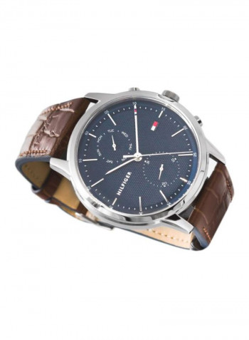 Men's Leather Analog Wrist Watch 1710436