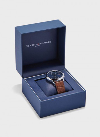 Men's Leather Analog Wrist Watch 1710436