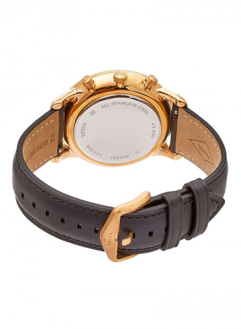 Men's Water Resistant Leather Analog Watch FS5381