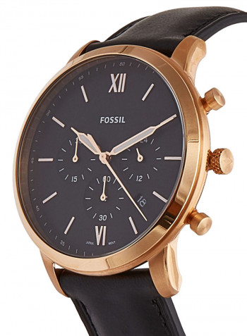 Men's Water Resistant Leather Analog Watch FS5381