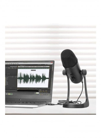 USB Condenser Microphone BY-PM700 Black