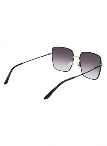 Women's Full Rimmed Square Frame Sunglasses - Lens Size: 58 mm