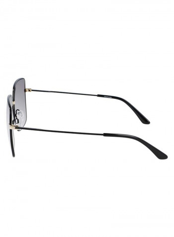 Women's Full Rimmed Square Frame Sunglasses - Lens Size: 58 mm